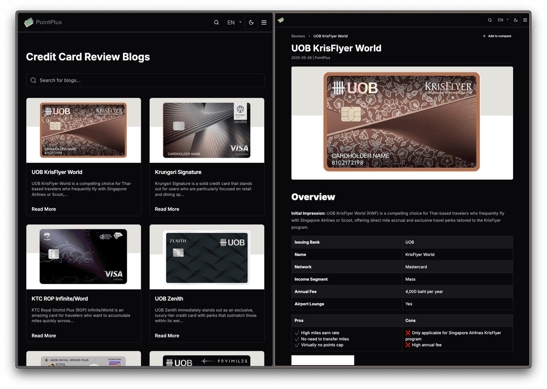 2. Review Card Details